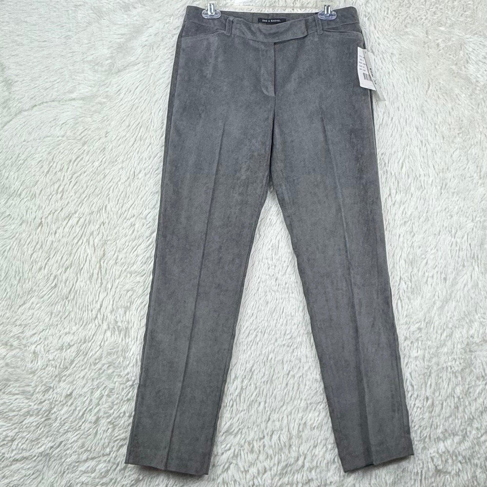 Zac & Rachel Gray Stretch Pants Size 6 NWT